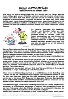 Cover Bonus Weinen und Wutanfälle bei Kindern ab einem Jahr